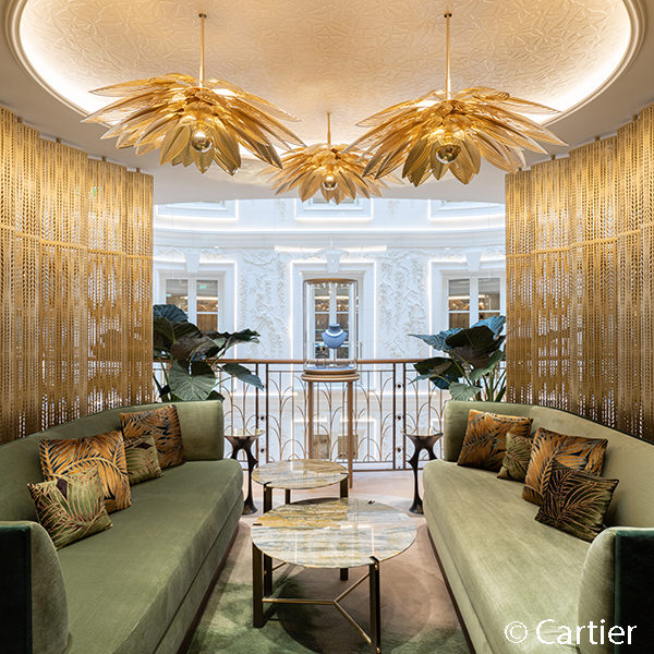 Salon Faune et Flore du flagship Cartier